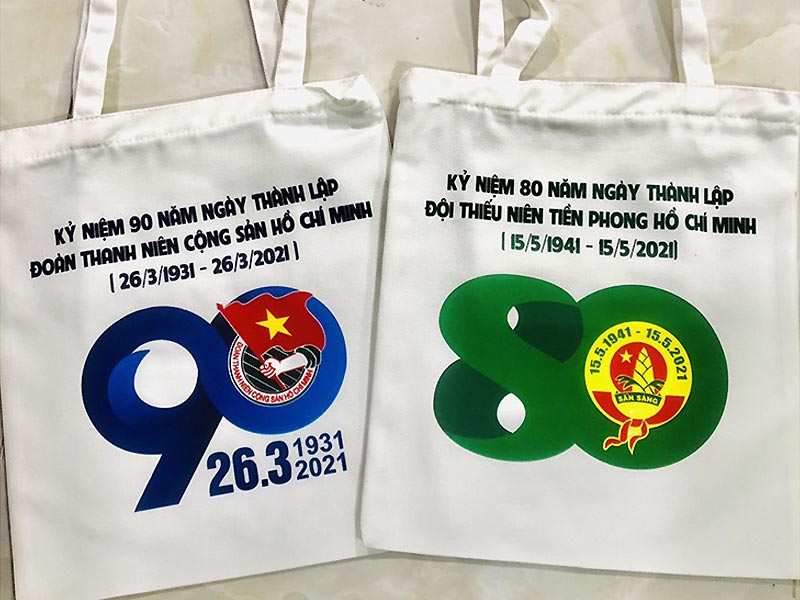 túi vải canvas cho đoàn viên