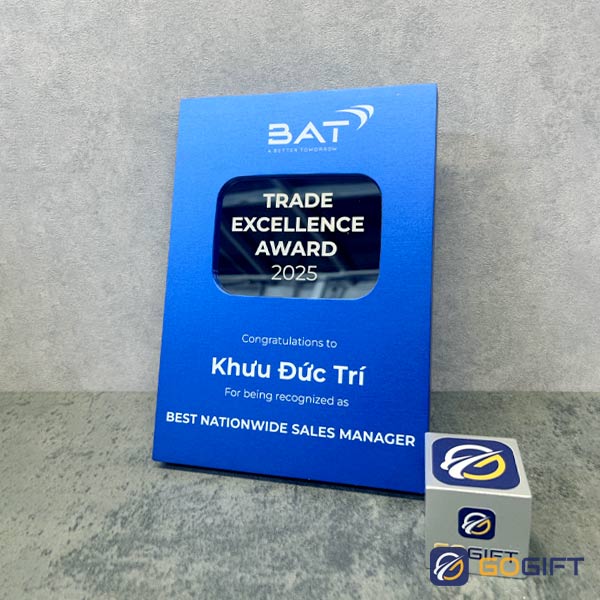 Bảng vinh danh thiết kế Trade Exellence Award