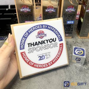Cúp thiết kế Sponsor Homes Of Heroes 3