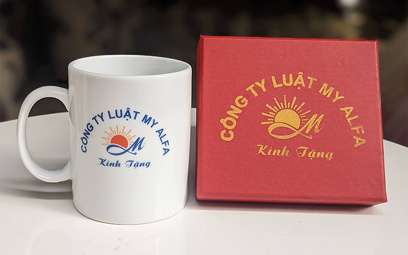 ly sứ in logo