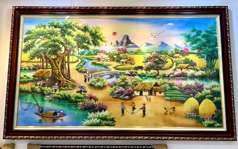 Tranh đá quý mini