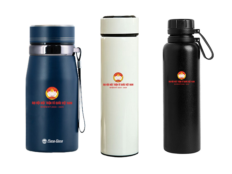 Bình giữ nhiệt in logo MTTQ