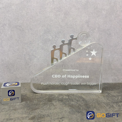 Cúp thiết kế CEO of Happiness