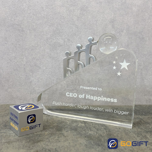 Cúp thiết kế CEO of Happiness 2