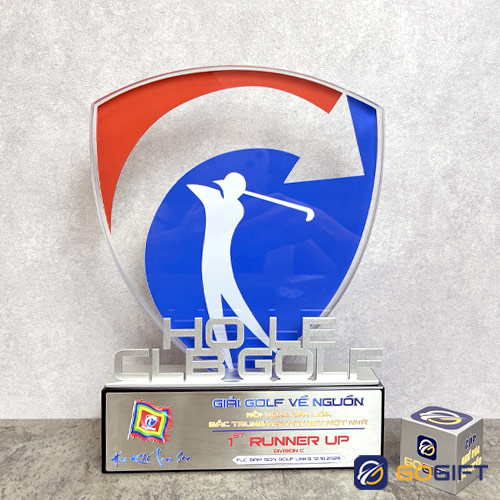 Cúp thiết kế Giải Golf Về Nguồn