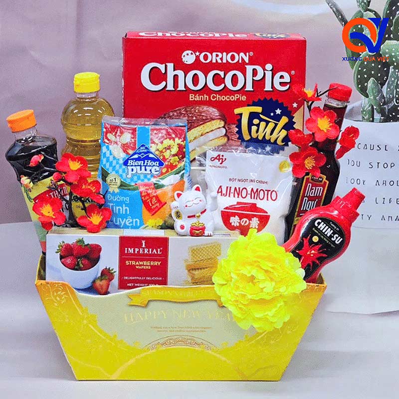 Hộp quà Tết nhu yếu phẩm