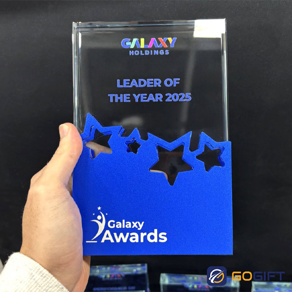 Cúp thiết kế Galaxy Awards Leader 2025
